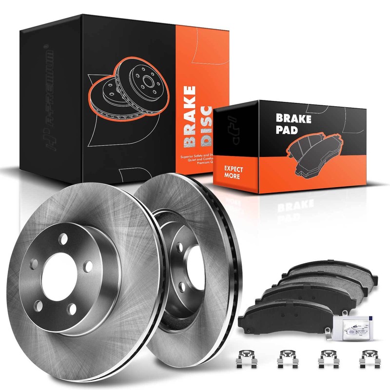 Front Disc Brake Rotors&Ceramic Brake Pads for Ford Ranger Explorer Sport Mazda