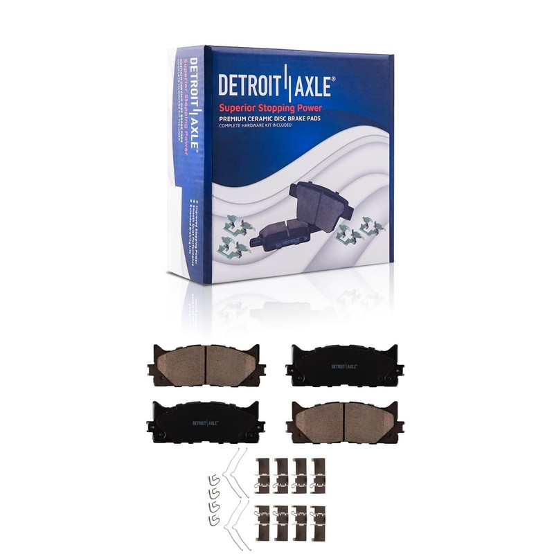 Front Rear Disc Rotors + Brake Pads for Toyota Camry Avalon Lexus ES350 gallery
