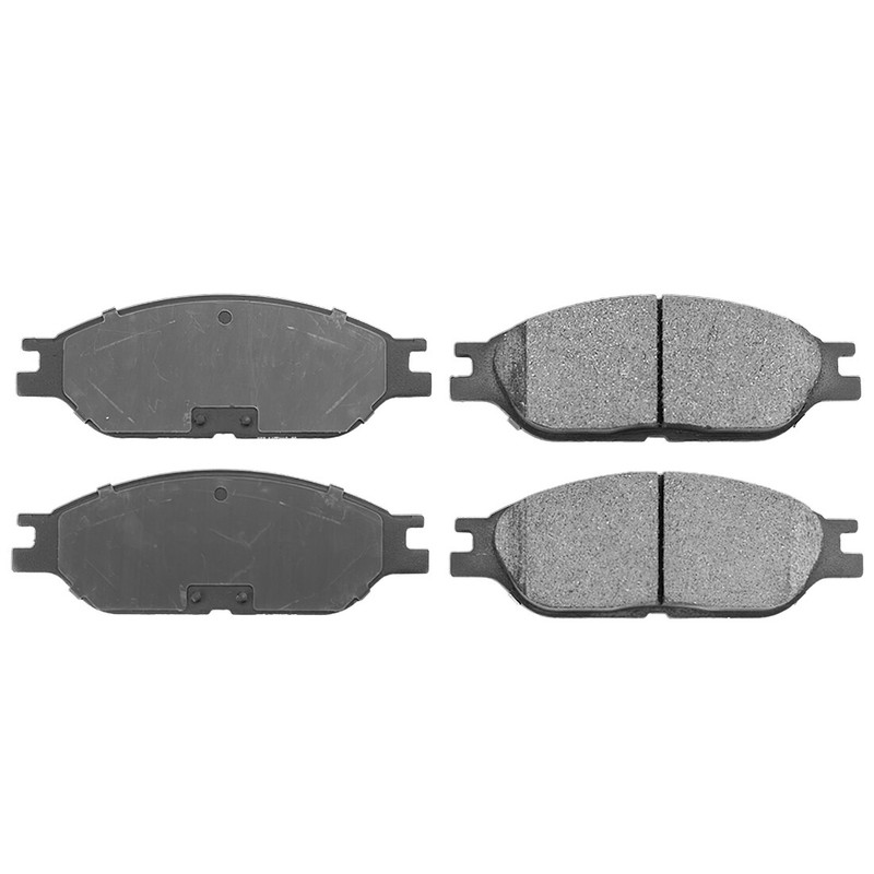 Premium Front Slotted Disc Brake Rotors & Pads, Fits Ford Windstar 99-03; 282mm gallery