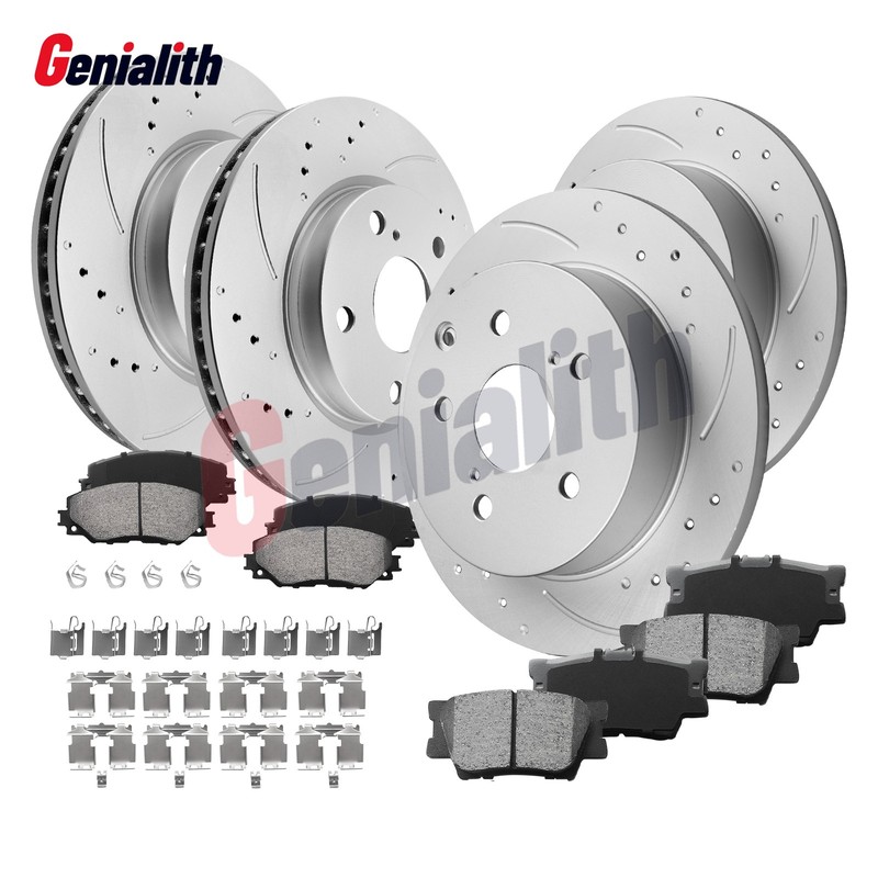 Front Rear Rotors Brake Pads for Lexus HS250h Toyota Rav4 2006-2016 2017 2018