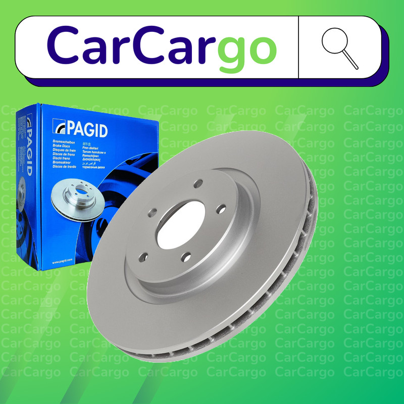 Pagid Vented Front Brake Discs Pair For Jaguar XK8 4.0 XKR 1998-2005 325 mm
