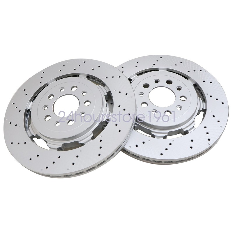 Rear Brake Rotors Fits For Alfa Romeo Giulia Stelvio Quadrifoglio 2017-21 LH+RH gallery