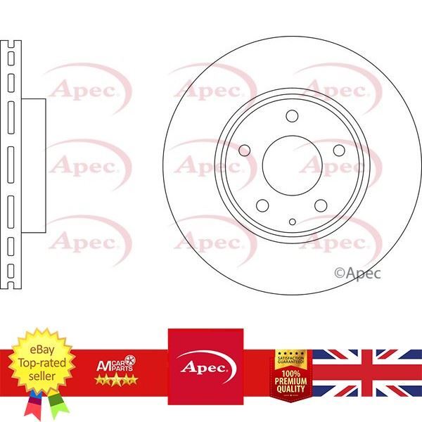 Brand New Brake Disc For Mazda CX-5 11-17 GHR1-33-251A APEC DSK3365