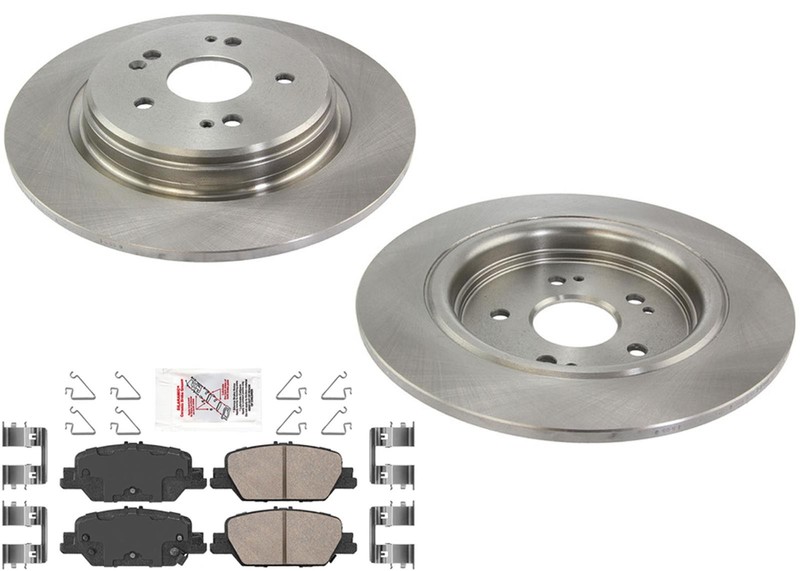 Performance Disc Brake Rotors Disc Brake Pads Hardware Fits Honda CR-V CRV 17-22