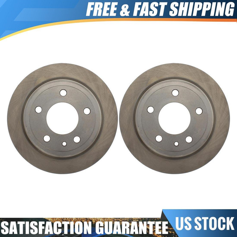 C-Tek Rear Disc Brake Rotor Fits BMW M6 1988 1987 Fits BMW 524td 1985-1986