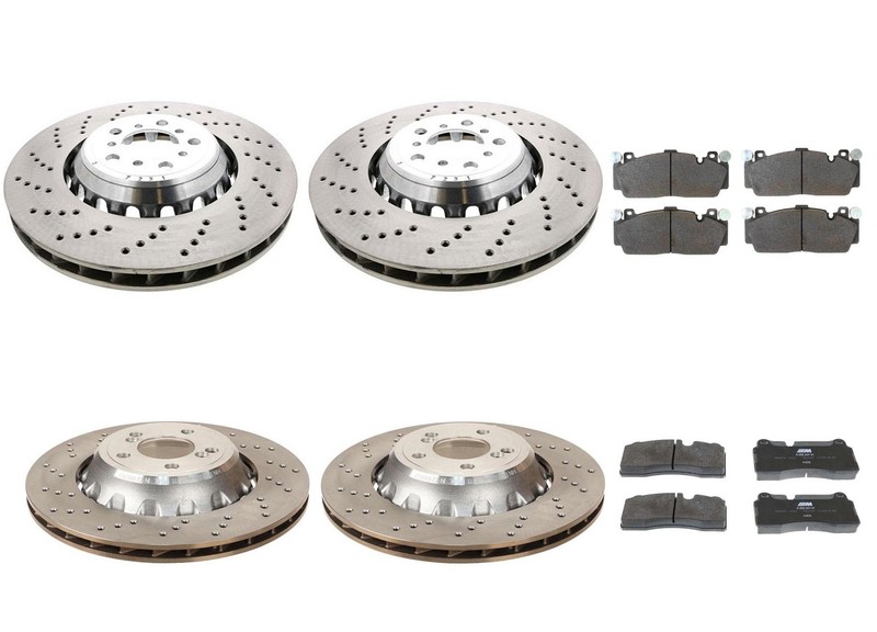 Disc Brake Pad and Rotor Kit – Front and Rear (400/380mm)