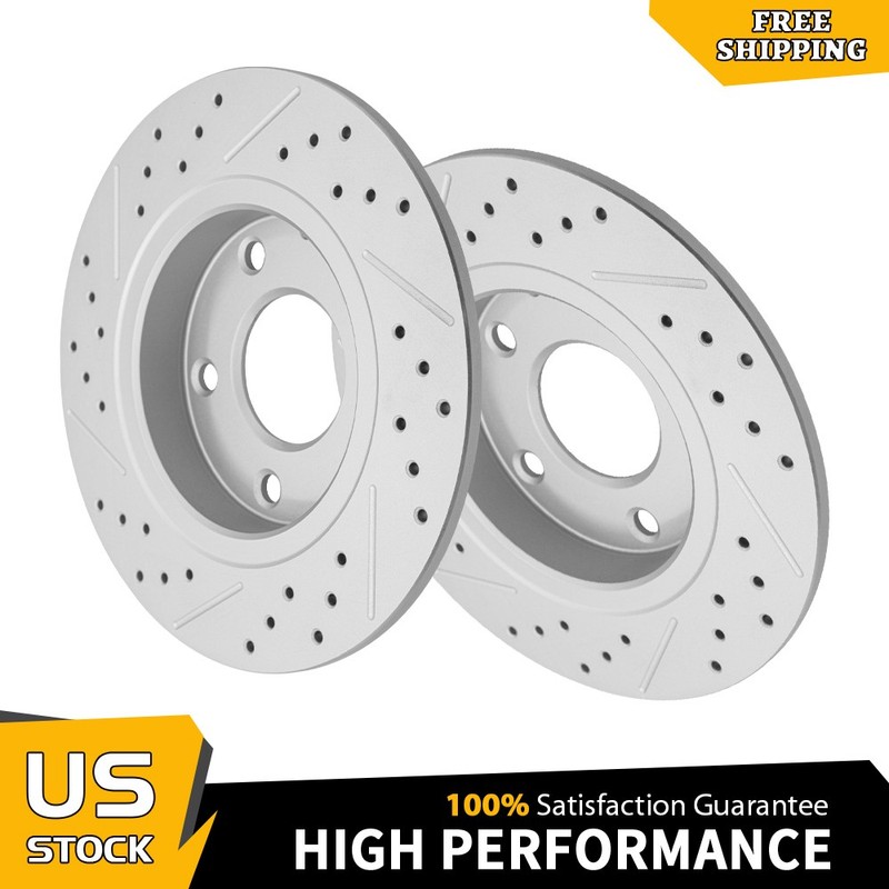 265mm Rear Drilled Disc Brake Rotors for Mazda 3 Sport 2014-2018 2019 2020 2021