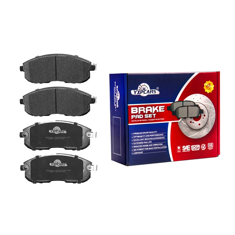 Front Disc Drilled Rotors Ceramic Brake Pads for 2007 - 2013 Nissan Altima gallery
