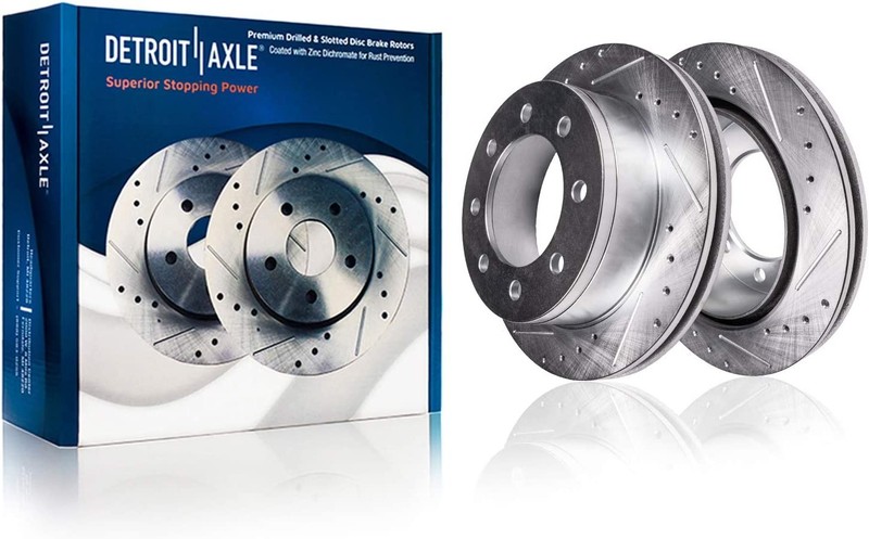 2WD 8-Lug Rear Brake Pads Rotors for 2005-2012 Ford F-250 Super Duty gallery
