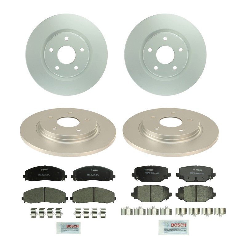 Bosch Front 330mm & Rear 305mm Brake Kit Disc Rotors Pads For Chrysler Dodge