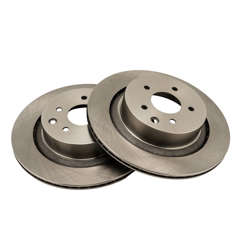 Set of 2 Rear Disc Brake Rotors 329.6mm For INFINITI G37 2009-2013 G35 2008 gallery