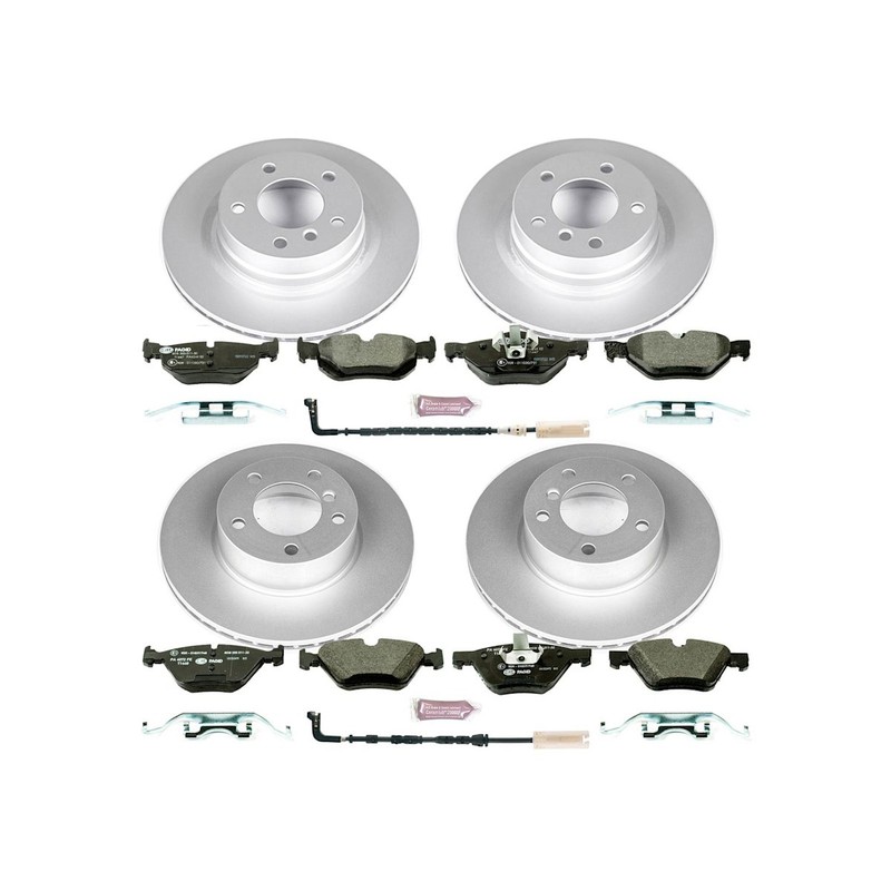 ESK2890 Powerstop Brake Disc and Pad Kits 4-Wheel Set Front & Rear for 325 325i gallery