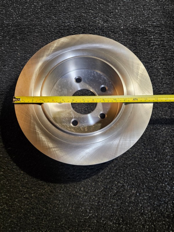 Plain Vented Rear Brake Rotor AR8752 ‎For 2004-2009 Dodge Durango gallery