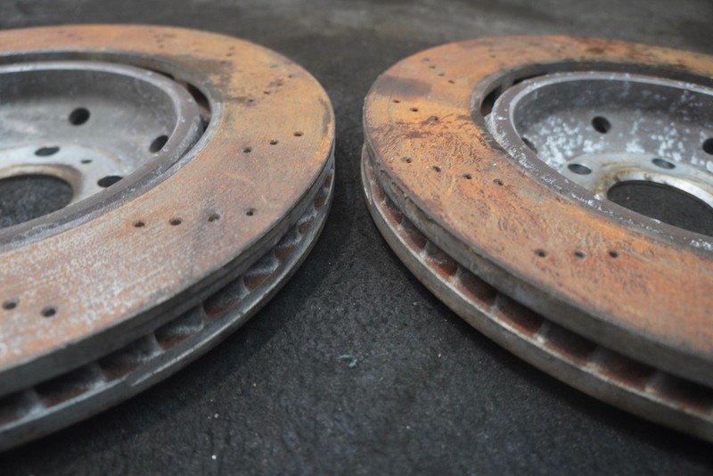 Set 2 Front Disc Brake Rotor 400615301B 400615302B Lamborghini Gallardo 2008 gallery
