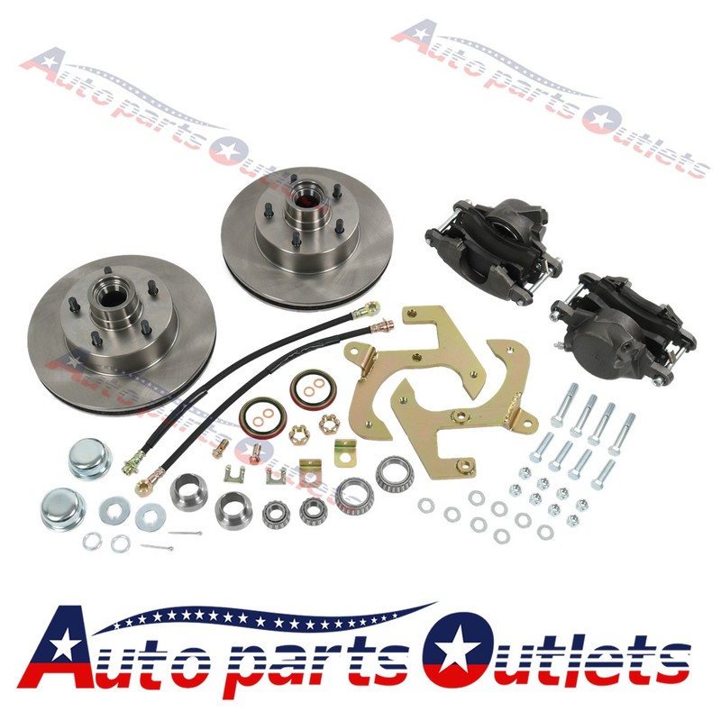 New Front Disc Brake Conversion Kit 5 on 4.75″ For Chevy 1949-54 Corvette 53-62