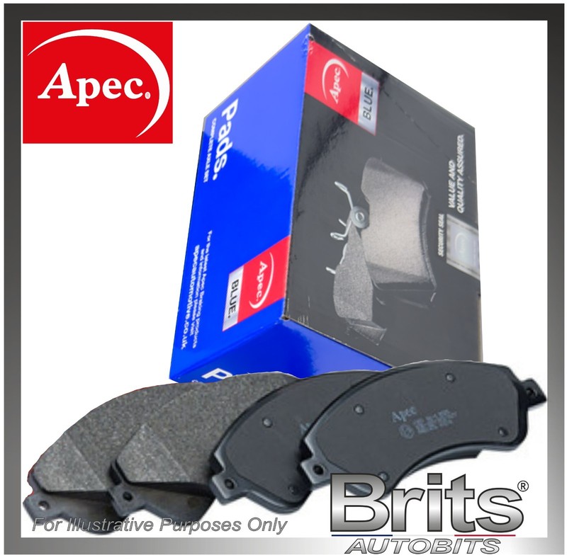 Genuine Apec Blue Front Brake Pads for FIAT Panda 1.2 (2012–Onwards)