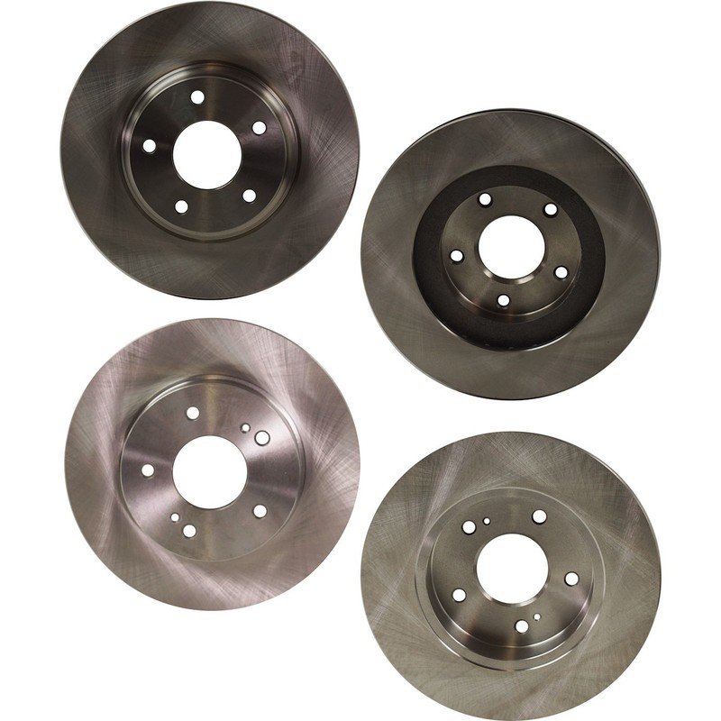 Front Rear Disc Brake Rotors For 2002-2003 Nissan Maxima 2002-2004 Infiniti I35