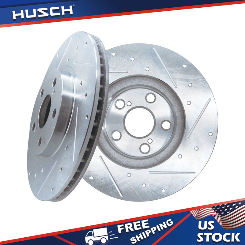Front-Drilled Disc Brake Rotors for Toyota Corolla Matrix Celica Pontiac Vibe tC