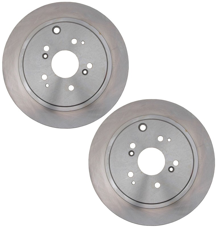 Pair Set of 2 Rear Disc Brake Rotors 313mm Dia ACDelco For Acura MDX Honda Pilot