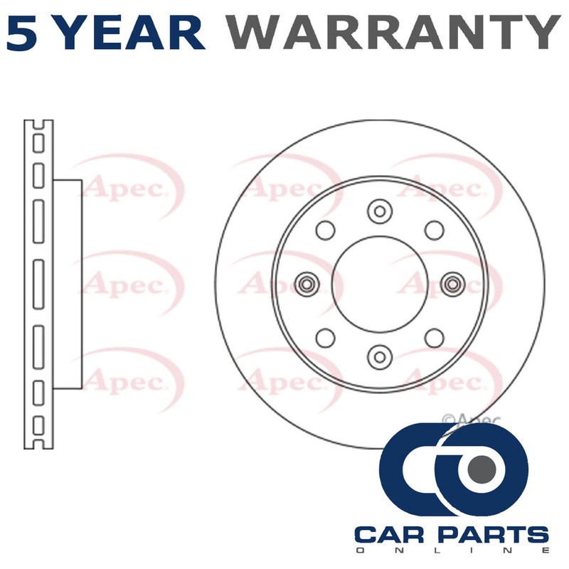 Brake Disc Front CPO Fits Rover Cityrover 2003-2005 1.4 277942103704