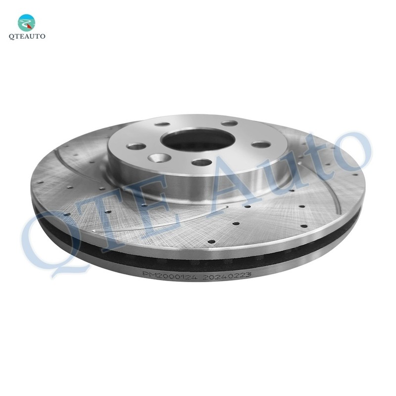 Front 276mm Drilled Slotted Brake Disc Rotors For 2016 Chevrolet Cruze Limited gallery
