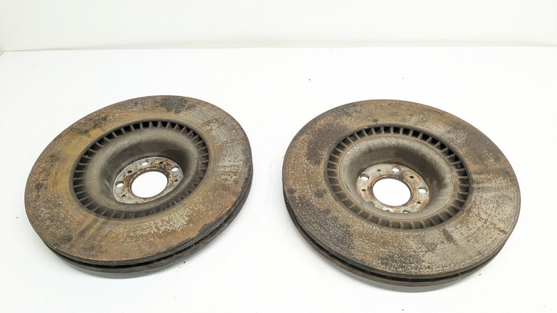 BENTLEY CONTINENTAL FLYING SPUR BRAKE DISC FRONT LEFT & RIGHT PAIR X2 2007 gallery