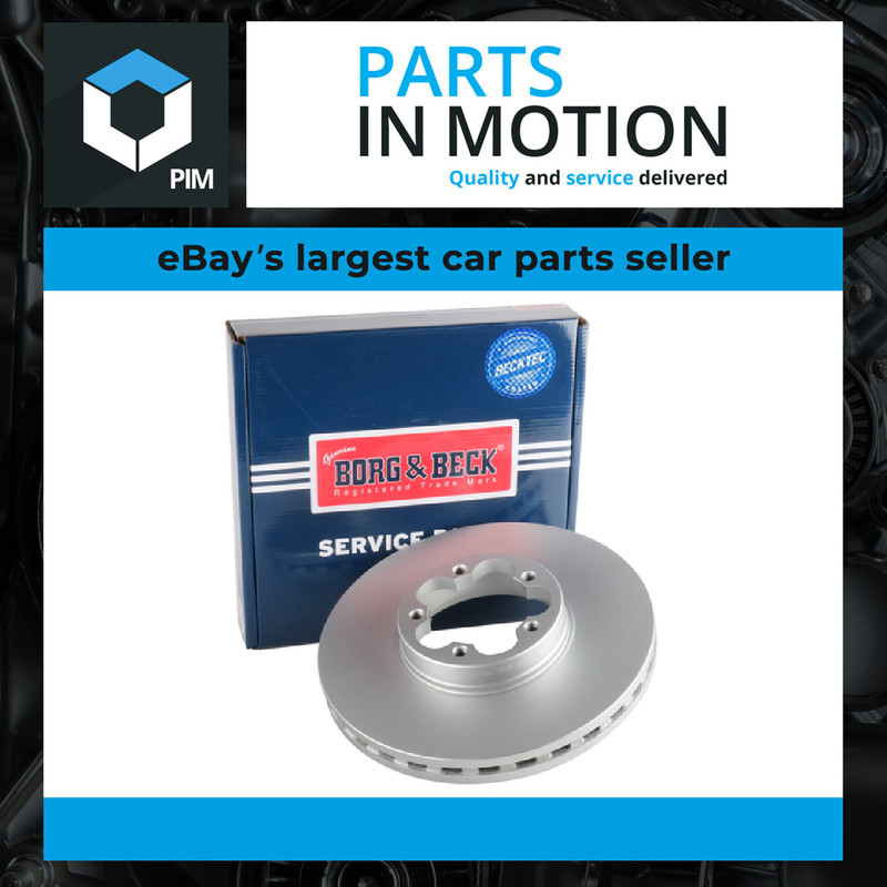 2x Brake Discs Pair Vented Front 308mm BBD6074S Borg & Beck Set 1812200 1822205