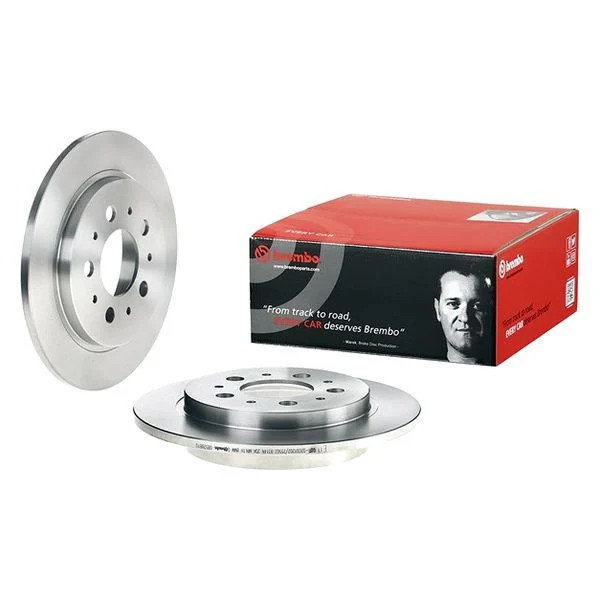 For Volvo 940 1991-1993 Brembo 08.5288.10 PRIME Plain Solid Rear Brake Rotor
