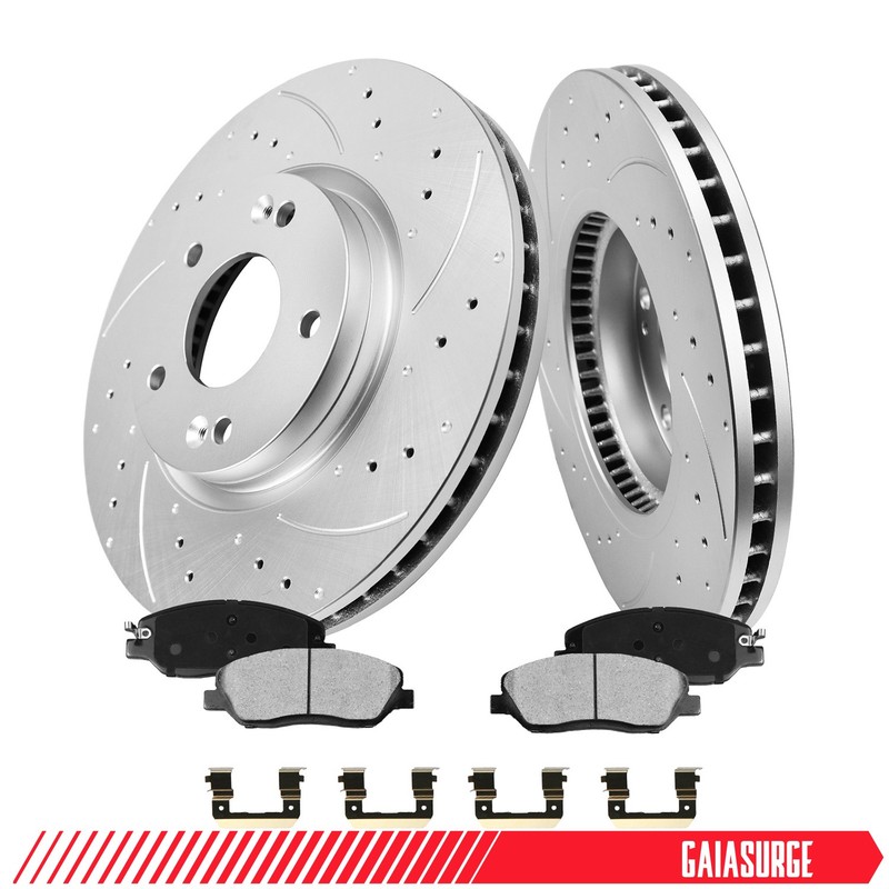 298mm Front Disc Brake Rotors Ceramic Brake Pads For Hyundai Santa Fe 2007-2009