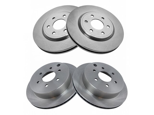 For 2005-2022 Nissan Frontier Brake Rotor Set Front and Rear 21131BSRD 2008 2018