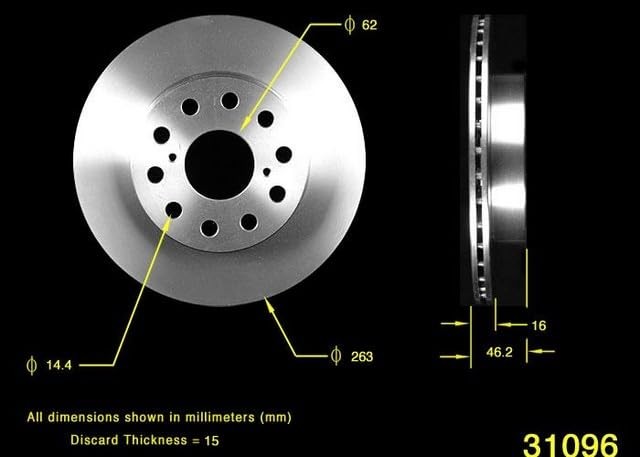 Bendix Premium Drum And Rotor Disc Brake Rotor P N Prt1683 gallery