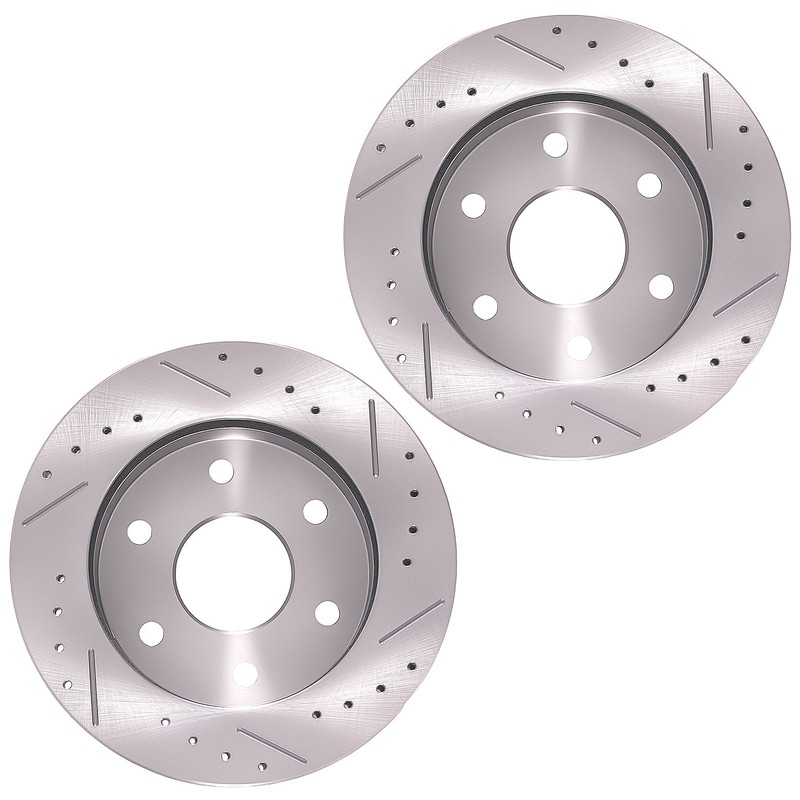 Front Drilled Slotted Brake Rotors w/ Pads for Chevrolet Blazer Tahoe/GMC Yukon gallery