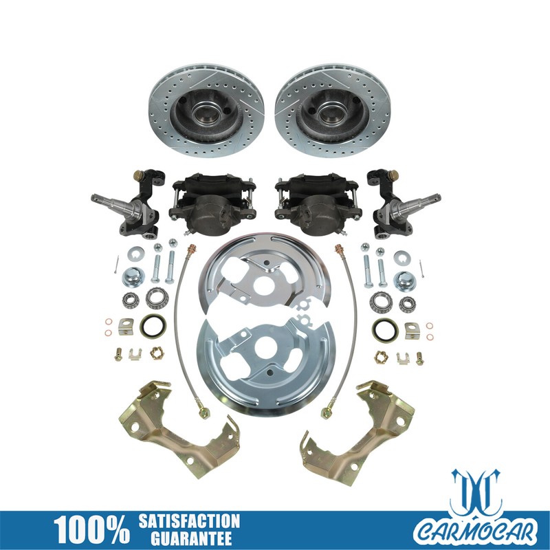 Camaro Power Disc Brake Conversion Kit Drilled & Slotted, For GM-227 1967-1969 gallery