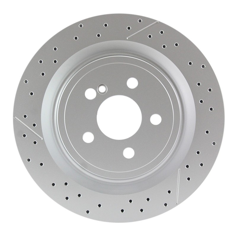 Hella Pagid 330mm Rear Drilled Disc Brake Rotor For Mercedes C117 X156 R172 gallery