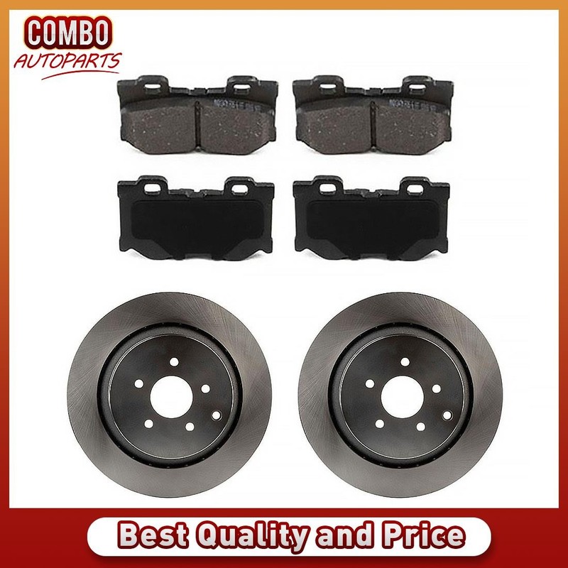 Rear Brake Rotors Brake Pads Fits 2009-2013 INFINITI FX50 2011-2013 INFINITI M37