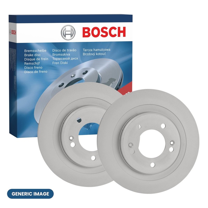 2x BOSCH 0986479S51 Brake Disc Rear Fits Ford Tourneo Connect Transit Connect