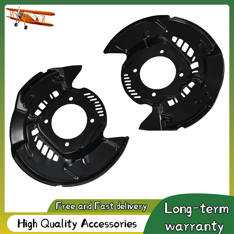 New Front Brake Dust Shields Pair Set of 2 For Toyota Sequoia 08-22 Tundra 07-21