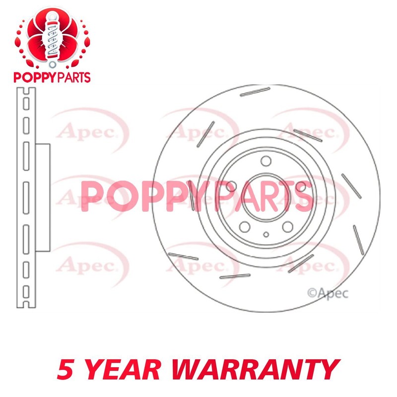 Fits Porsche Macan 2014-2018 3.0 D GCP Front Right Brake Disc 95B615302F