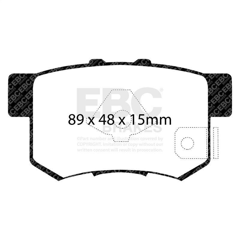 EBC Brakes S20K1739 S20 Kits Ultimax and Plain Rotors Fits 05-06 CR-V gallery