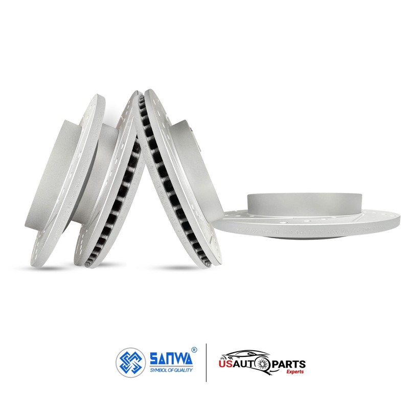 FRONT & REAR BRAKE ROTOR SET GEOMET COATED D&S FOR FORD MERCURY EXPLORER 02-05 gallery