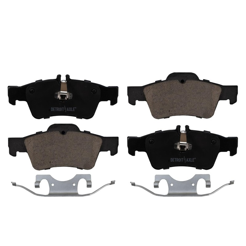 10pc Front Rear Drilled Disc Brake Rotors Brake Pads Kit for CLS500 CLS550 E550 gallery