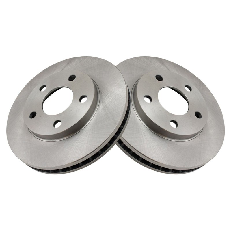 TRQ Brake Rotor Front Pair Set for Buick Cadillac Chevy Olds Pontiac NEW gallery