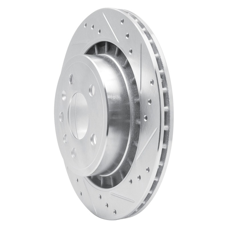 For Saab 9-5 02-10 DFC Premium Drilled & Slotted Rear Passenger Side Brake Rotor gallery