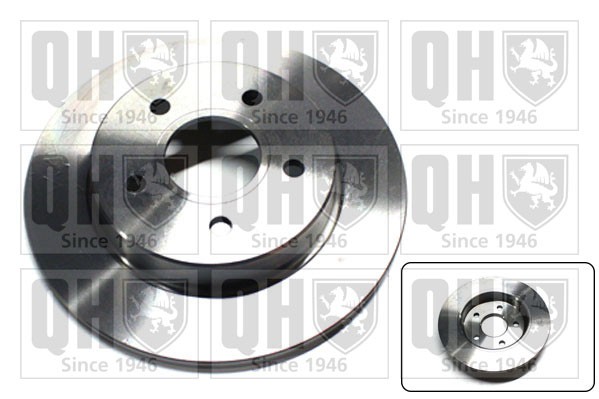 2x Brake Discs Pair Solid fits FORD FOCUS C-MAX 1.8 Rear 03 to 07 265mm Set QH gallery
