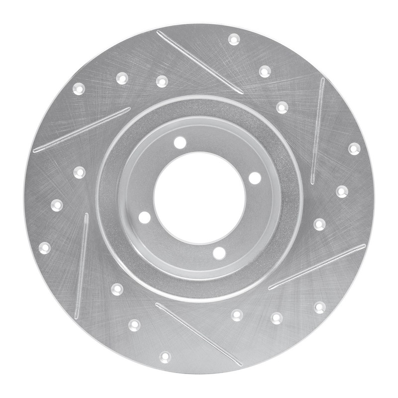 Disc Brake Rotor-Brake Rotor - Drilled And Slotted - Silver DFC fits 1962 MG MGB gallery