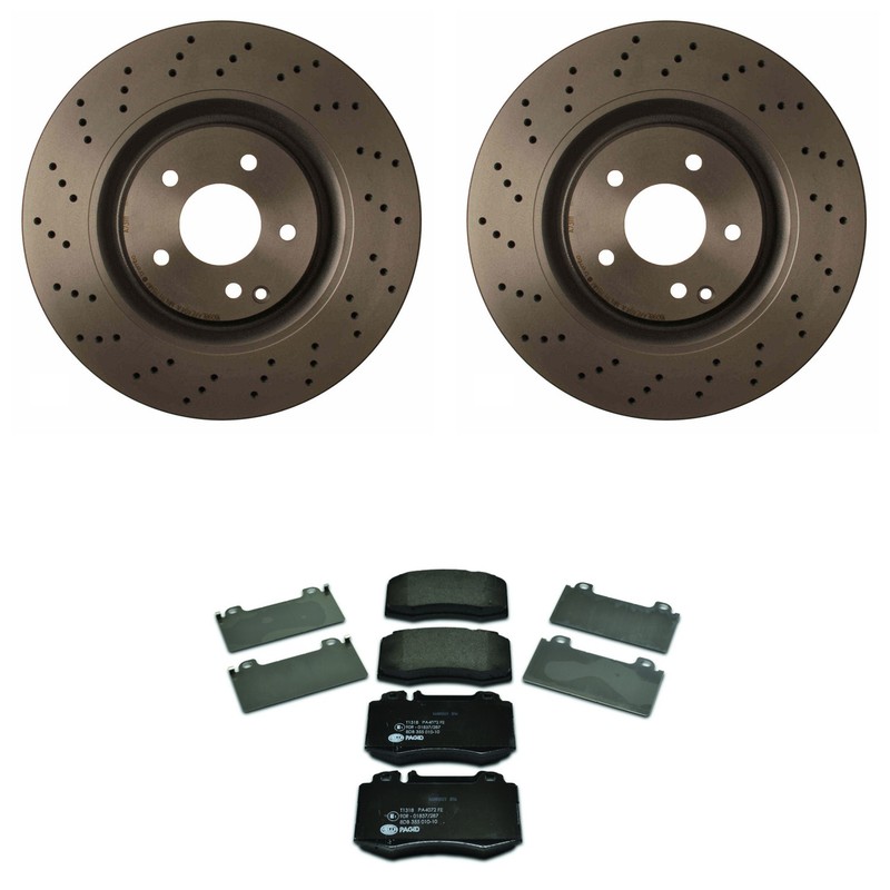 Hella Disc Brake Rotor Kit For Mercedes-Benz CLK500