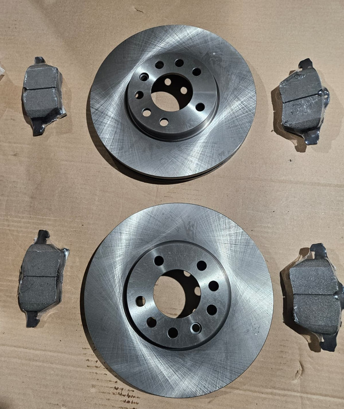 KAX Front Brake Kit, Carbon Fiber Ceramic Brake Pads and Rotors gallery