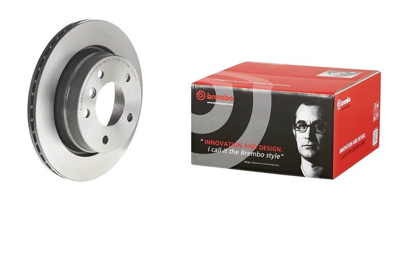Brembo for 17-20 Jaguar XE/16-19 XF Rear Premium UV Coated OE Rotor