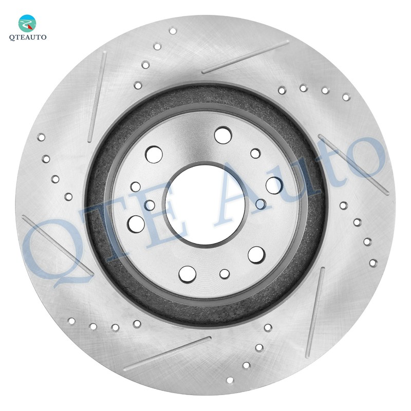 6PC Front 329.95mm Drilled Brake Rotors-Brake Pad For 2008 Cadillac Escalade EXT gallery