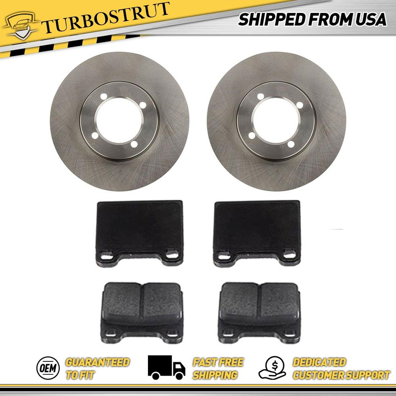 Front OE Brake Rotors Brake Pad For 1969 1970 Opel Opel Lifetime Warranty